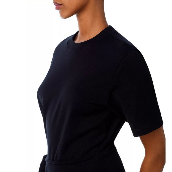 VINCE SIDE TIE CREW NECK T-SHIRT DRESS - Picture 6 of 16